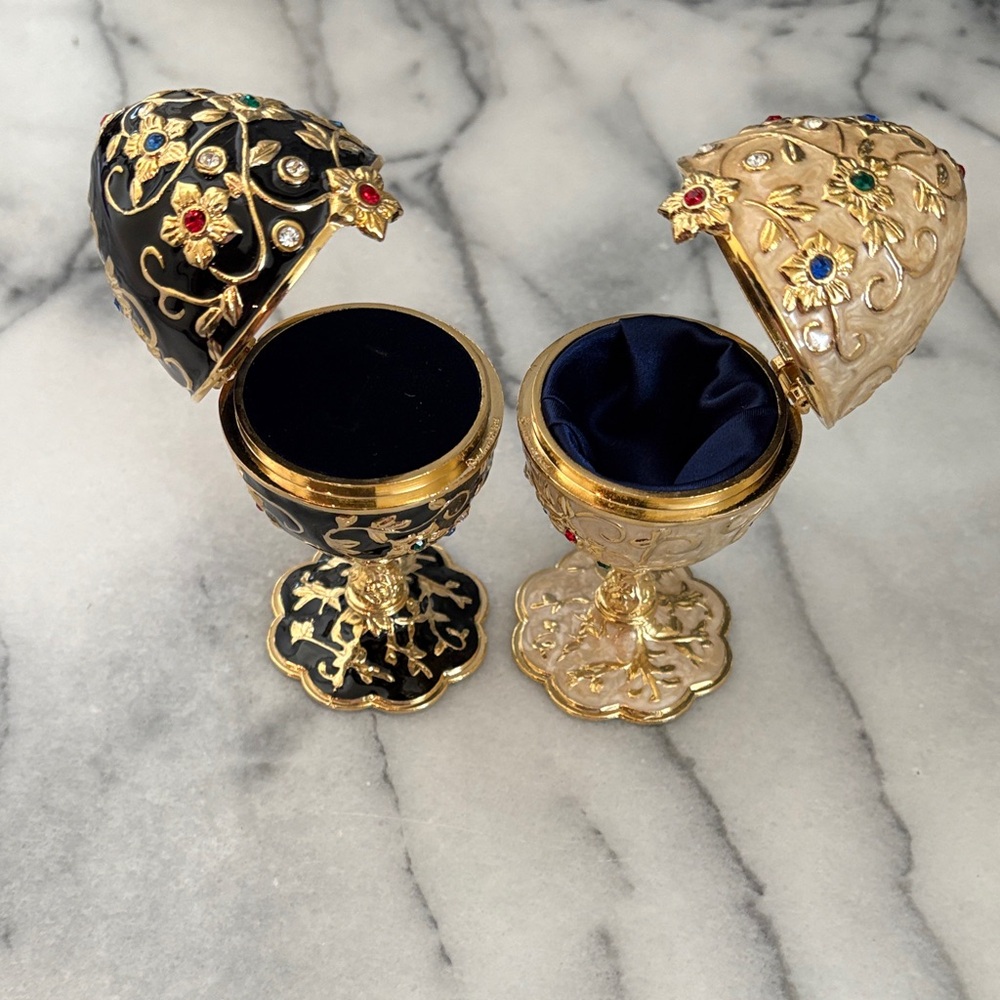Two Jeweled Storage/Presentation Boxes